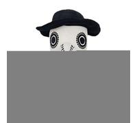 Crow Stuffed Animal, Soft Raven Plush Doll, 7.87x11.81in Gothic Horror Doctor Design, Decorative Throw Pillow Toy for Kids, Boys, Girls, Bedside, Car, Living Room, Offices, Children Day