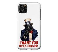 Crow USA Funny Vintage Juillet 4th Independence Day Veteran Coque pour iPhone 11 Pro Max