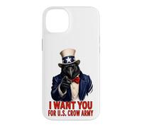 Crow USA Funny Vintage Juillet 4th Independence Day Veteran Coque pour iPhone 14 Plus