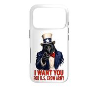 Crow USA Funny Vintage Juillet 4th Independence Day Veteran Coque pour iPhone 17 Pro