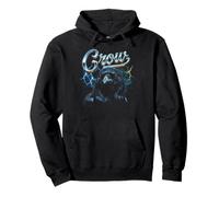 Crow Vintage années 90 Retro Funny Crow 80's Bird Lover pour Hommes et Femmes Sweat à Capuche