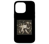 Crowd Surfing Cat Meme Disco Party Cat Gang Night Club Coque pour iPhone 14 Pro Max