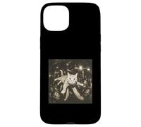 Crowd Surfing Cat Meme Disco Party Cat Gang Night Club Coque pour iPhone 15 Plus