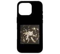 Crowd Surfing Cat Meme Disco Party Cat Gang Night Club Coque pour iPhone 16 Pro
