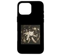 Crowd Surfing Cat Meme Disco Party Cat Gang Night Club Coque pour iPhone 16 Pro Max