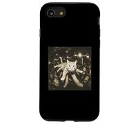 Crowd Surfing Cat Meme Disco Party Cat Gang Night Club Coque pour iPhone SE (2020) / 7/8