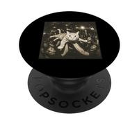 Crowd Surfing Cat Meme Disco Party Cat Gang Night Club PopSockets PopGrip Adhésif