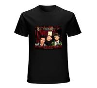 Crowded House T-Shirt Temple of Low Men's Vinyl CD Cover T Shirt Black S