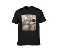 Crowded House Time on Earth Summer Tour Mens T-Shirt Casual Cotton Tees Tops Black L