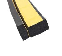CROWEL 1pc 10M Black EVA Foam Seal Strip - Self-Adhesive Soundproof & Thermal Insulation Gasket for Doors, Windows, and More(2mm x 20mm x 10m)