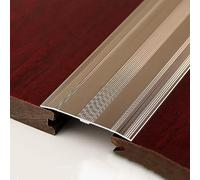 CROWEL Bandes de Transition en Alliage d'aluminium de 6 cm de Large et 90 cm de Long for sols stratifiés - Bordure de Porte en Bois/Moquette/carrelage(Rose Gold)