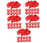 CROWEL Lot de 500 bagues d'identification réutilisables en Plastique for Pigeons, Poules, cailles, etc.