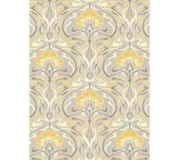 Crown Archives Flora Nouveau papier peint Jaune Jaune G