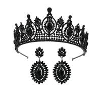 Crown Crown Tiara for Women Crystal Headress Costume fête accessoires de cheveux Crown Bridal pour princesse Birthday Crown Crystal (CRO1003)
