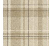CROWN Harris Check M1868 Papier peint texturé de luxe, naturel