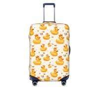 Crown Housse de protection lavable pour bagages de voyage Motif canard 45,7 à 81,3 cm Haute élasticité, noir, Medium