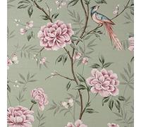 CROWN M1724 UK AKINA Floral Sauge, Vert