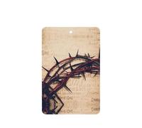 Crown Of Thorns Lot de 10 feuilles de désodorisant pour voiture avec cordes