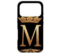 Crown Phone Case Coque pour téléphone Portable Motif Lettre M Coque pour iPhone 17 Pro