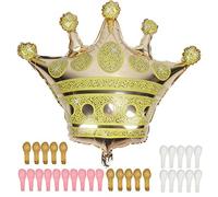 Crown Shape Latex Ballon Set 30pcs White Pink Gold Party Balloons Birthday Decoration Kit de décoration