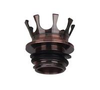 Crown Style Fuel Tank Cap Motorcycle Ventilation Fuel Port Suitable Compatible With Davidson Sport 1200 XL 883 King Of The Road FLHR Soft Tail Dyna Touring(Brown)