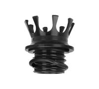 Crown Style Fuel Tank Cap Motorcycle Ventilation Fuel Port Suitable Compatible With Davidson Sport 1200 XL 883 King Of The Road FLHR Soft Tail Dyna Touring(Black)