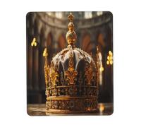 Crown Tapis de souris de jeu, motif imprimé complet avec base en caoutchouc de 3 mm, ergonomique et durable pour le bureau, les jeux et l'étude