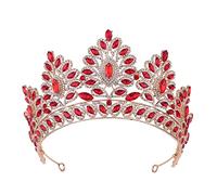 Crown, Tiara, Prom Queen Crown Quinceanera Pageant Crowns Princess Crown Rinestone Crystal Bridal Crown Tiaras for Women (Rose Gold Crown)
