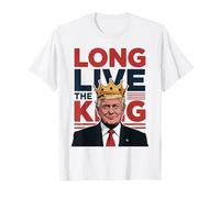 Crowned Trump Long Live The King - Meme Patriotique Trump T-Shirt