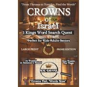 Crowns of Israel: 1 Kings Word Search Quest (Prime Edition)