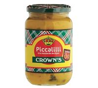 CROWN'S - Sauce Piccalilli Relevée à la Moutarde de Dijon, Texture Onctueuse et Saveurs Intenses (Pot 350g) - lot de 4 - Vendu par Lot