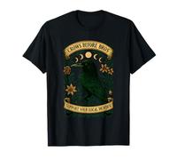 Crows Before Bros Phases de Lune Vintage pour Femme T-Shirt