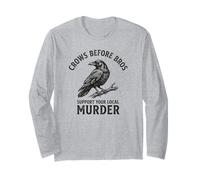 Crows Before Bros Soutenez Votre Murder Crow Local Manche Longue