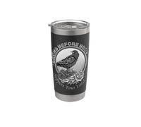 Crows Before Bros soutient votre meurtre local Gobelet isotherme en acier inoxydable double paroi
