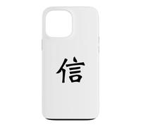 Croyance Kanji Calligraphie Japonaise Chinoise Faith Coque pour iPhone 13 Pro Max
