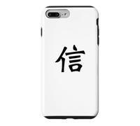 Croyance Kanji Calligraphie Japonaise Chinoise Faith Coque pour iPhone 7 Plus/8 Plus