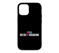 Croyance Plus Grand Que Le Placebo de la médecine Coque pour iPhone 12/12 Pro