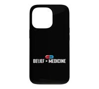 Croyance Plus Grand Que Le Placebo de la médecine Coque pour iPhone 13 Pro