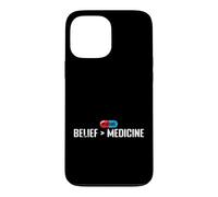 Croyance Plus Grand Que Le Placebo de la médecine Coque pour iPhone 13 Pro Max