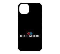 Croyance Plus Grand Que Le Placebo de la médecine Coque pour iPhone 14 Plus