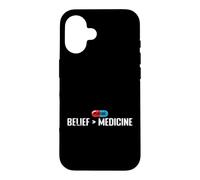 Croyance Plus Grand Que Le Placebo de la médecine Coque pour iPhone 16