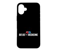Croyance Plus Grand Que Le Placebo de la médecine Coque pour iPhone 16 Plus