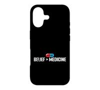 Croyance Plus Grand Que Le Placebo de la médecine Coque pour iPhone 17