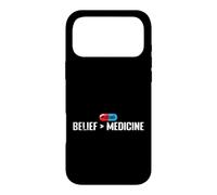 Croyance Plus Grand Que Le Placebo de la médecine Coque pour iPhone 17 Pro Max