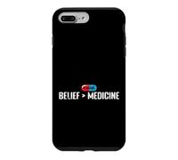 Croyance Plus Grand Que Le Placebo de la médecine Coque pour iPhone 7 Plus/8 Plus