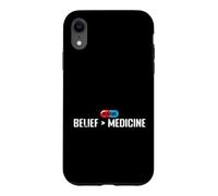 Croyance Plus Grand Que Le Placebo de la médecine Coque pour iPhone XR