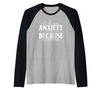 Croyance sur la Peur : Citation inspirante Contre l'anxiété Manche Raglan