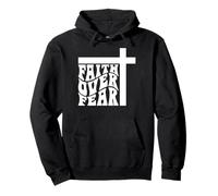 Croyance sur la Peur Citation Motivante Design Audacieux Sweat à Capuche