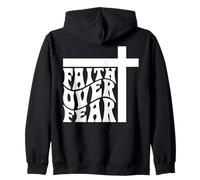 Croyance sur la Peur Citation Motivante Design Audacieux Sweat à Capuche