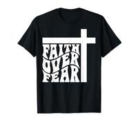 Croyance sur la Peur Citation Motivante Design Audacieux T-Shirt